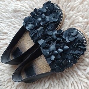 Tory Burch leather espadrilles